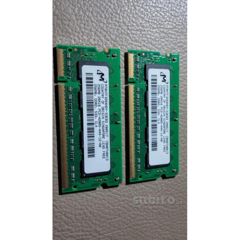 So-DIMM DDR2 marca Micron