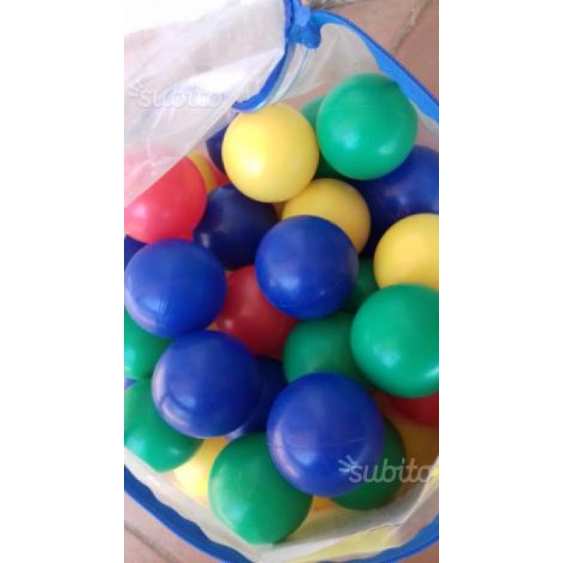 Piscina chicco con palline di plastica colorate